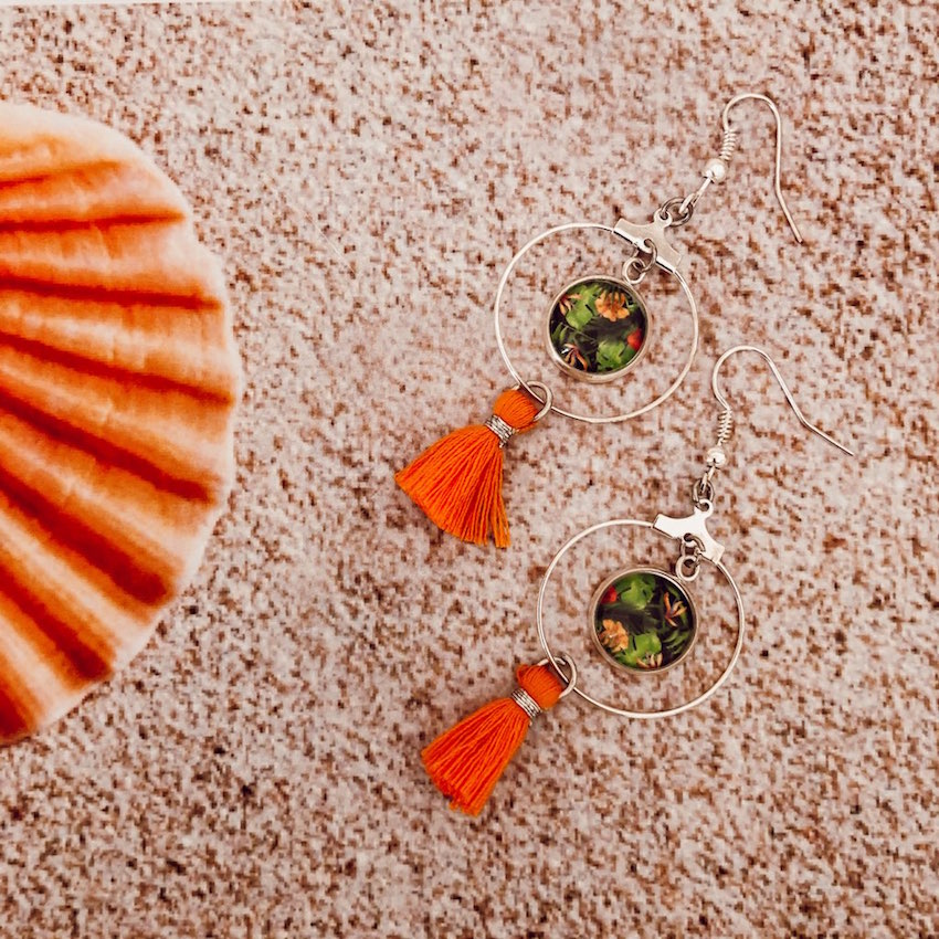 Boucles d'oreilles collection "Tropicale"