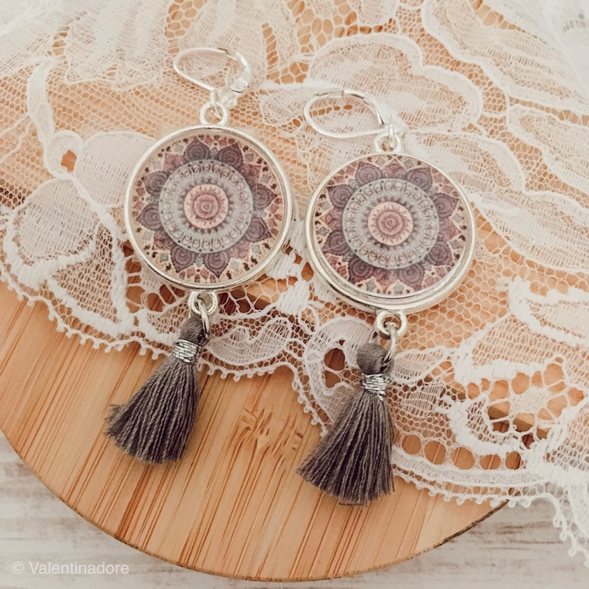 Boucles bohèmes collection "Mandalas"