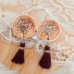 Boucles bohèmes collection "Les arbres"