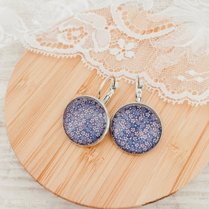 Boucles dormeuses collection "Out of the blue"