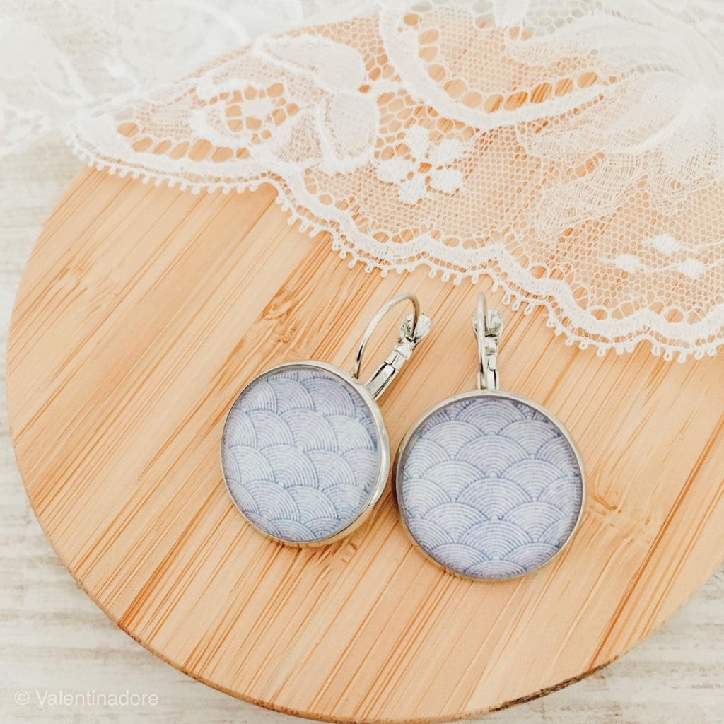 Boucles dormeuses collection "Out of the blue"